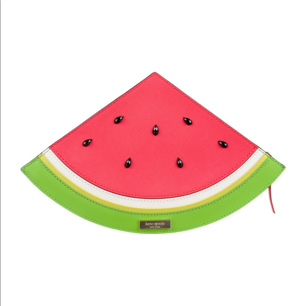 KATE SPADE Splash Out Watermelon Clutch Bag